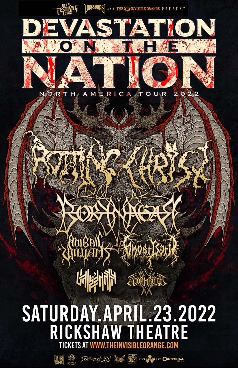 DEVASTATION ON THE NATION with ROTTING CHRIST, BORKNAGAR and more