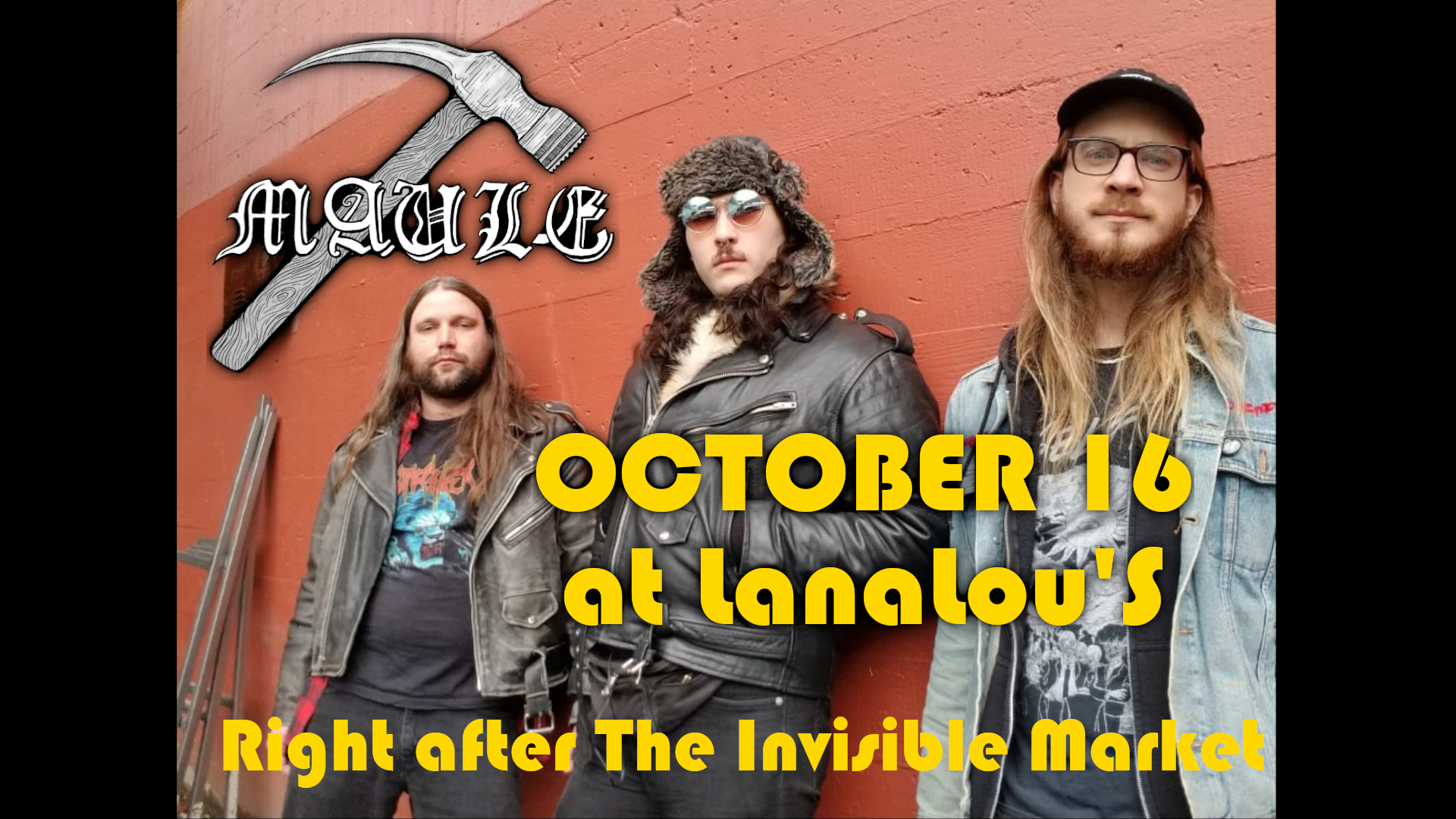 After Market Metal Show: MAULE and more! October 16 at LanaLou's