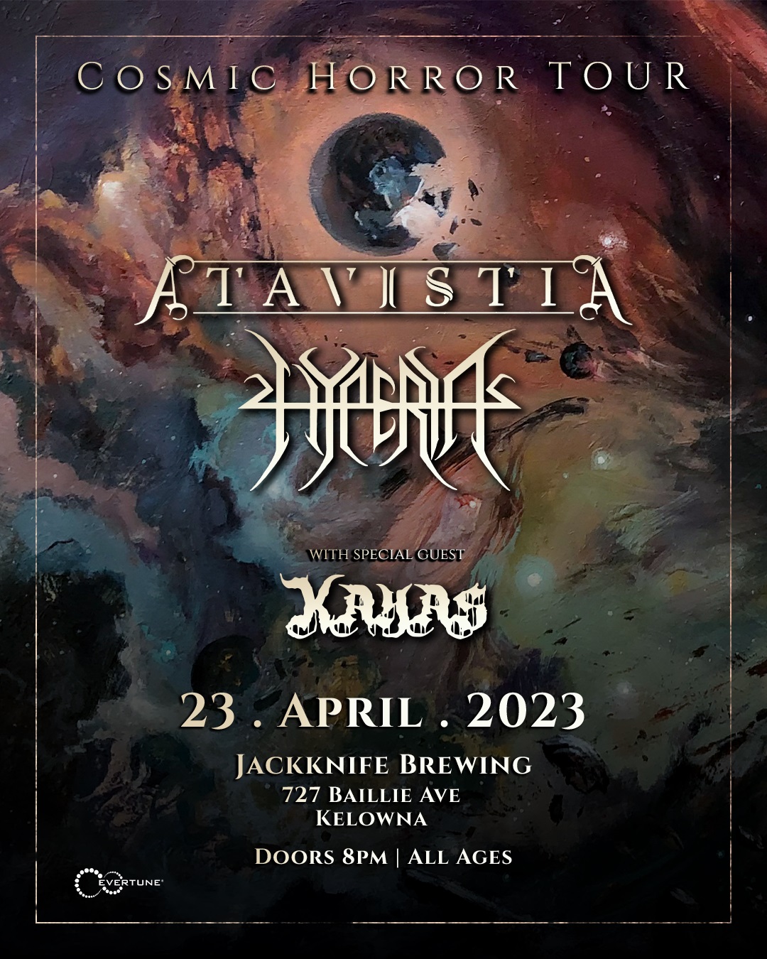 ATAVISTIA // HYPERIA // KAYAS - Cosmic Horror Tour