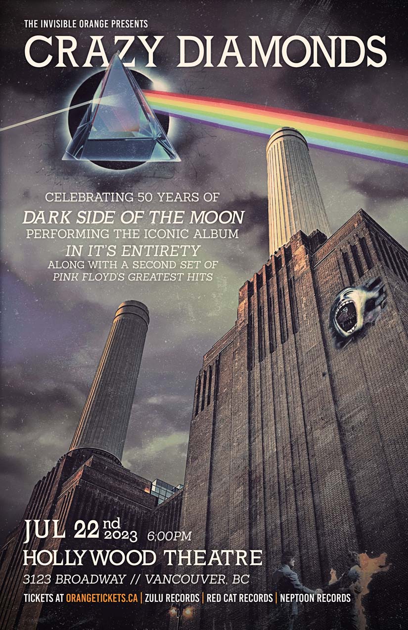 CRAZY DIAMONDS - The Vancouver Premiere Pink Floyd Tribute