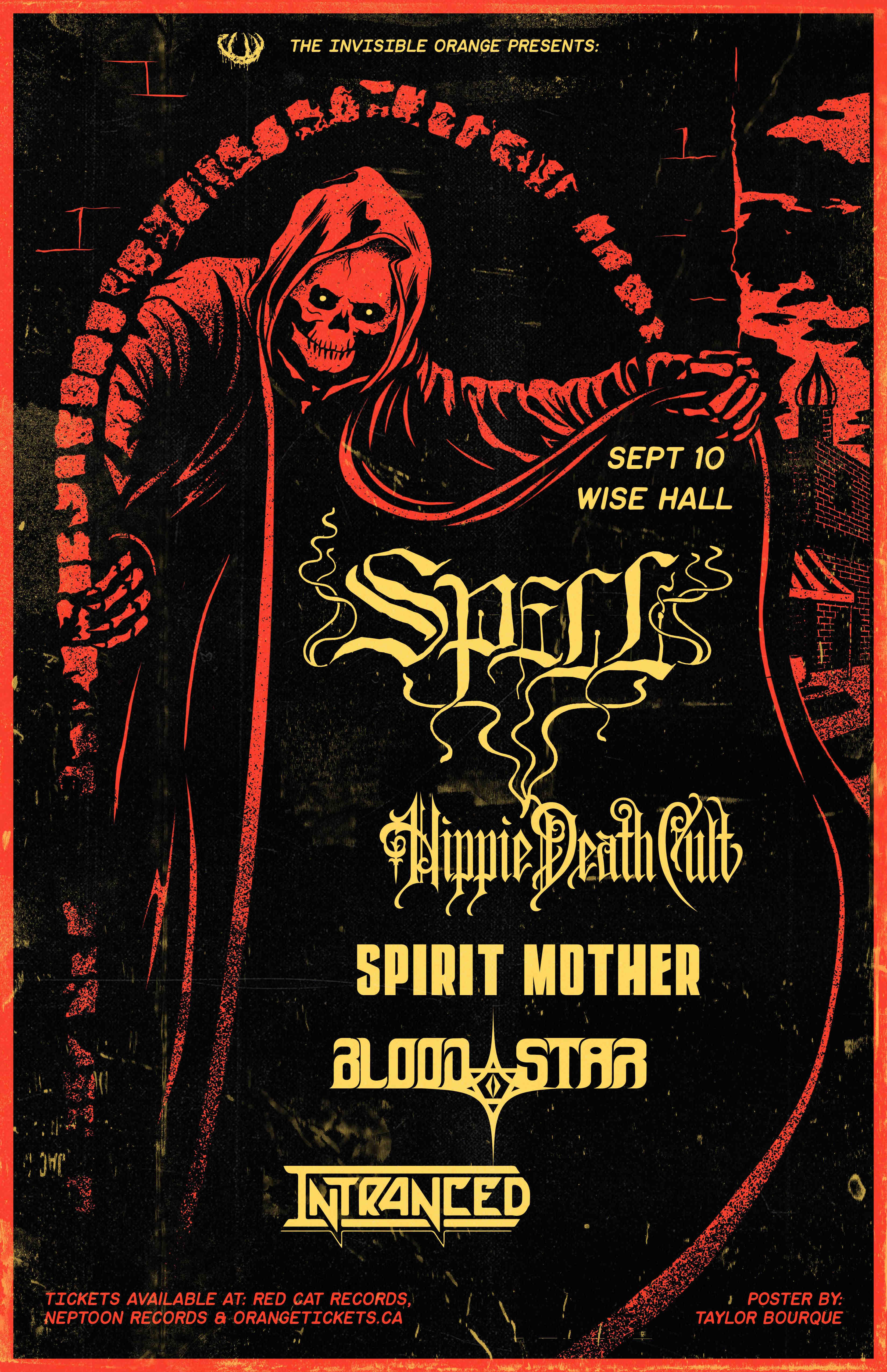 SPELL // HIPPIE DEATH CULT // SPIRIT MOTHER // BLOOD STAR // INTRANCED