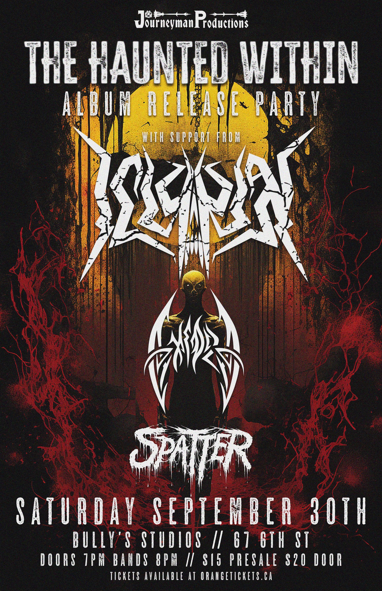 THE HAUNTED WITHIN ALBUM RELEASE W/ ILLYRIAN, AXEDRA, & SPATTER