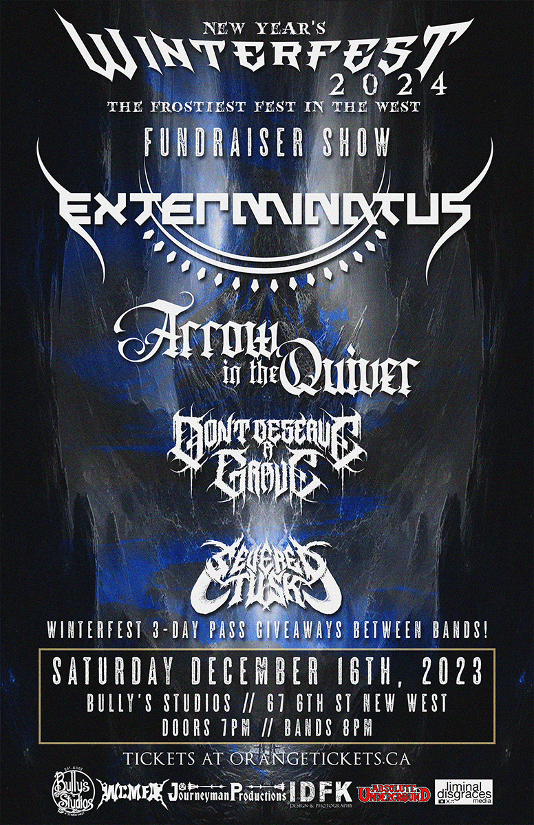 NEW YEAR'S WINTERFEST FUNDRAISER SHOW W/ EXTERMINATUS & MORE