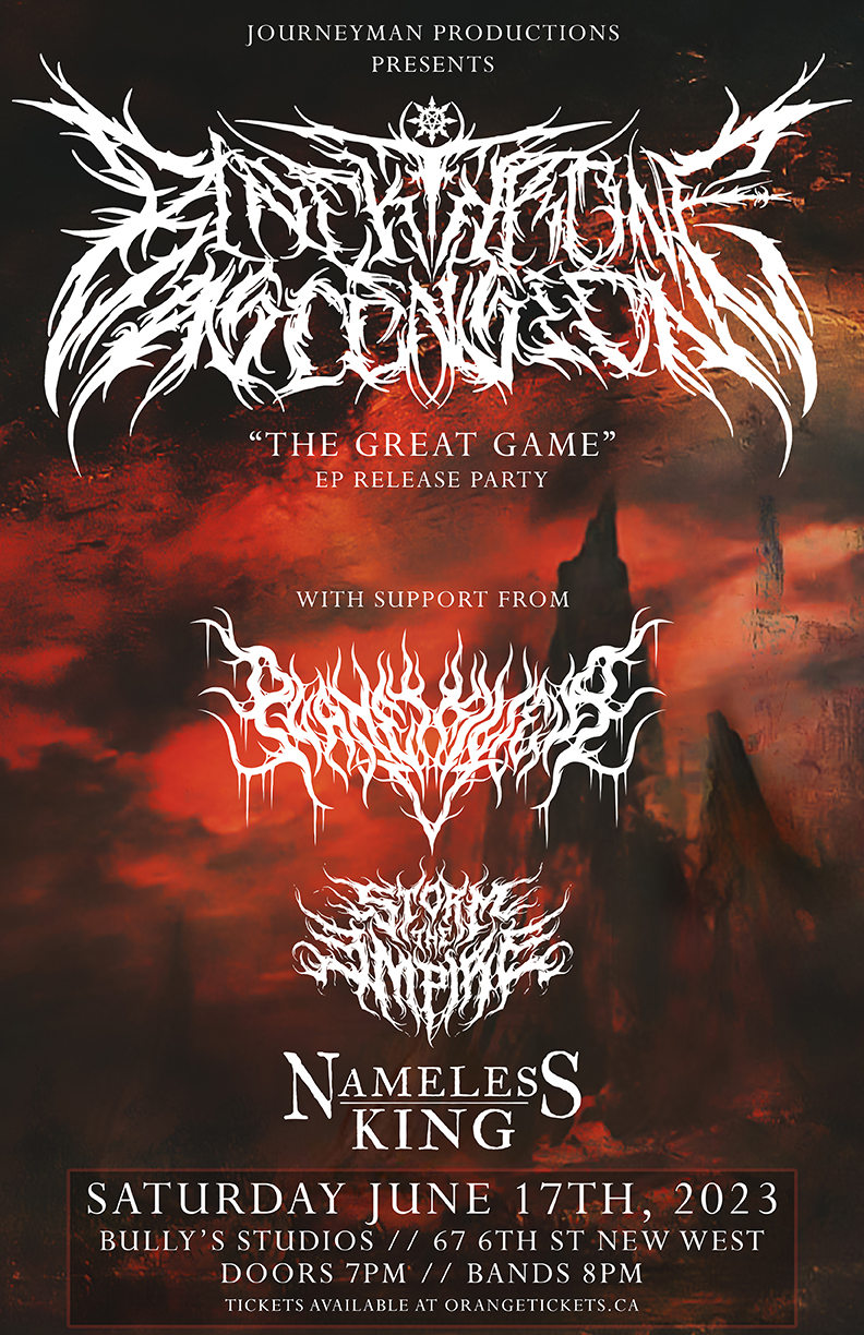 BLACKTHRONE ASCENSION EP RELEASE W/ PLANETKILLER, STORM THE EMPIRE & NAMELESS KING