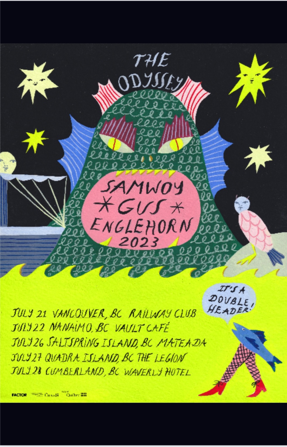 Samwoy and Gus Englehorn; The Odyssey Tour @ The Railway Club