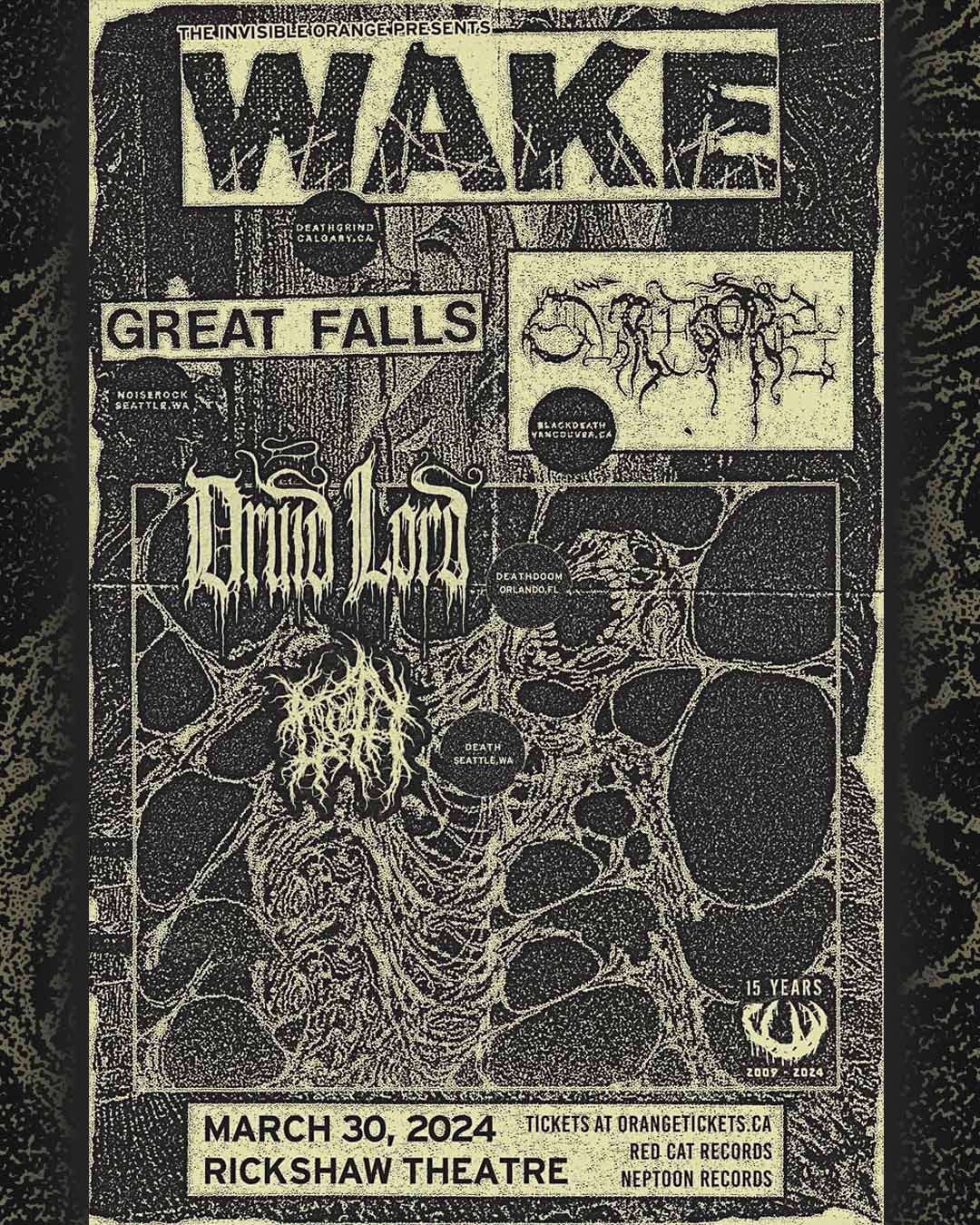 WAKE // GREAT FALLS // EGREGORE // DRUID LORD // NOROTH